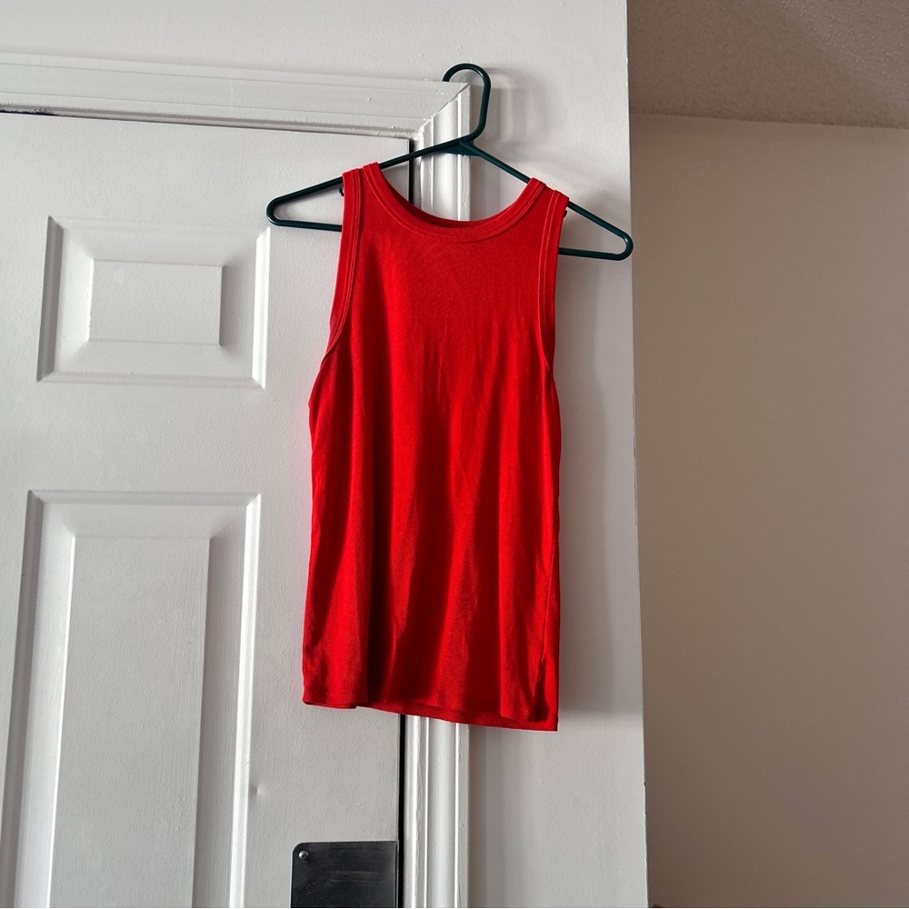 a new day Bright Red Tank Top